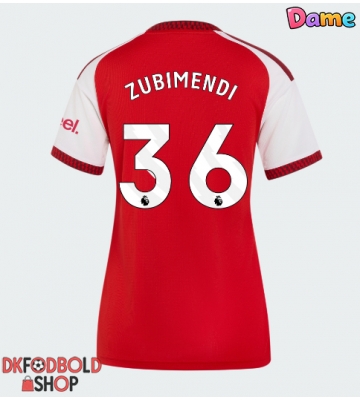 Arsenal Martin Zubimendi #36 Hjemmebanetrøje Dame 2026-27 Kort ærmer Arsenal Martin Zubimendi #36 Hjemmebanetrøje Dame 2026-27 Kort ærmer